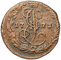 фото для Монета Денга 1773 ЕМ Аверс