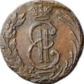 Монета Полушка 1770 КМ Сибирская