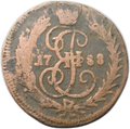 Монета Денга 1788