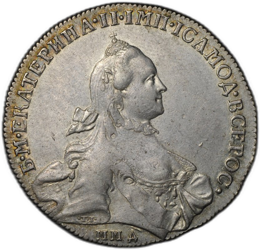 Монета 1 рубль 1765 ММД EI