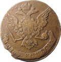 Монета 5 копеек 1762