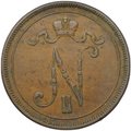 Монета 10 пенни 1895 Русская Финляндия