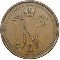 Монета 10 пенни 1898 Русская Финляндия