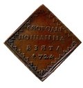 Монета Бородовой знак 1724 Квадратный