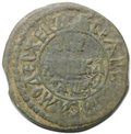 Монета Полушка 1704 САМОДЕРЖЕЦЬ