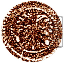 Монета Полушка 1714 Пробная