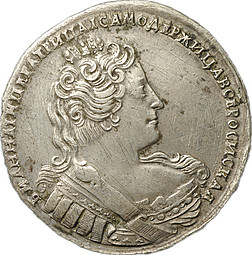 Монета 1 Рубль 1733