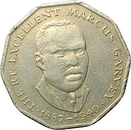 Монета 50 центов 1975 Ямайка