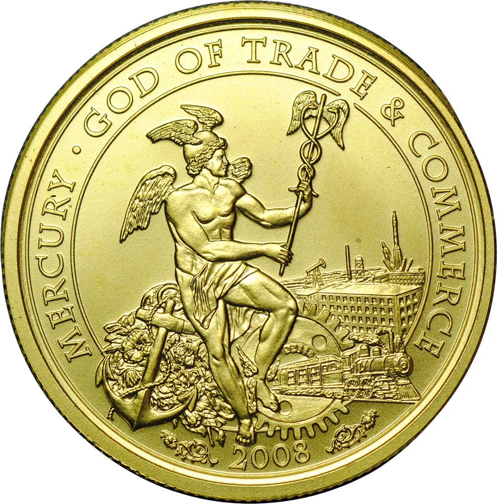 Золотая монета острова Кука 50 долларов