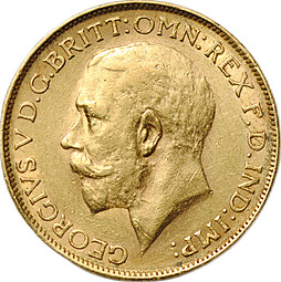 Монета 1 соверен (фунт) 1926 Великобритания