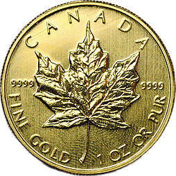 Монета 50 долларов 2010 Канада